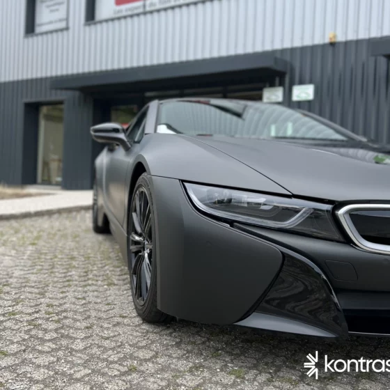 BMW I8, Wrapping, covering, noir mat 3M2080