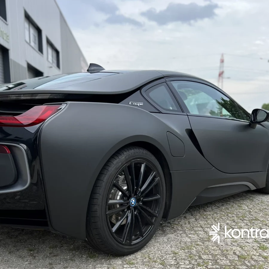 BMW I8, Wrapping, covering, noir mat 3M2080