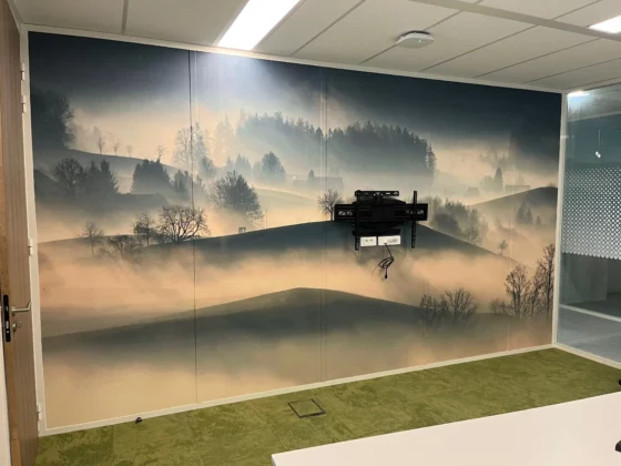 Impression papier peint, décoration mur