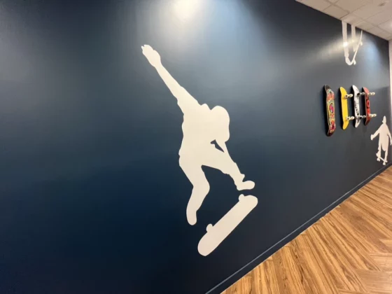 sticker, adhésif mur, découpé, décoration