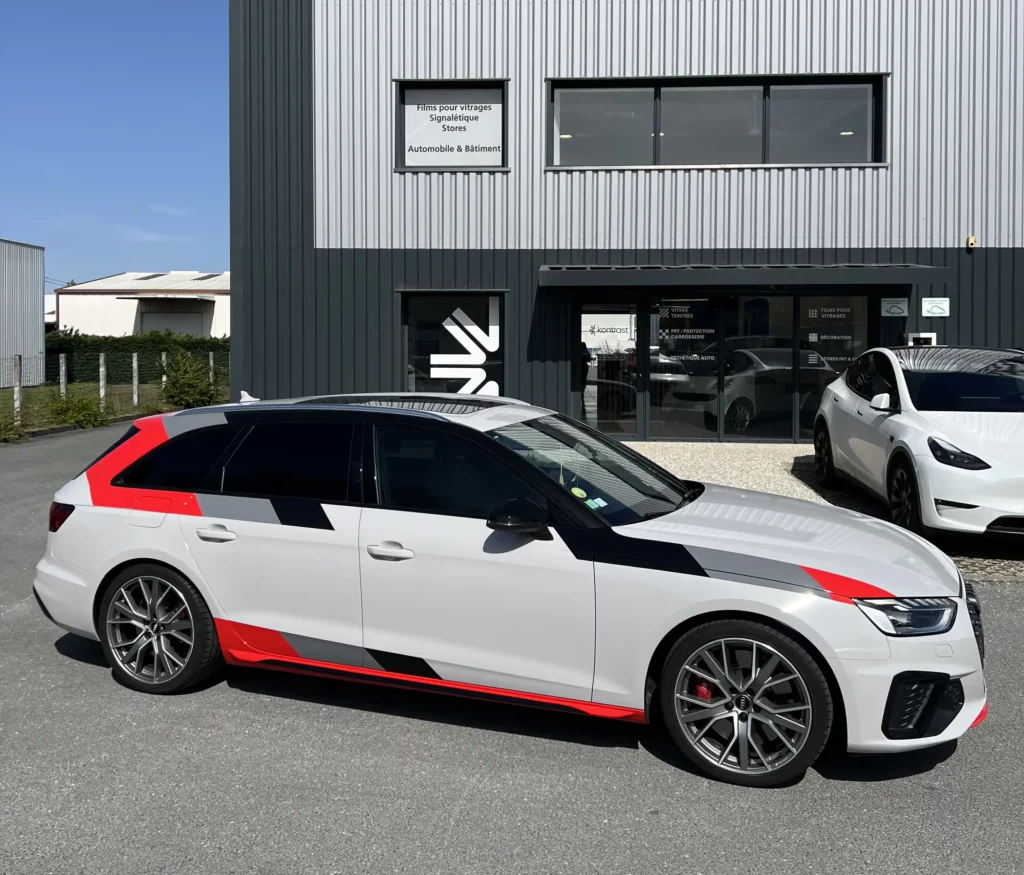Audi S6 décoration wrapping covering 3M2080 Avery supreme arlon oracal