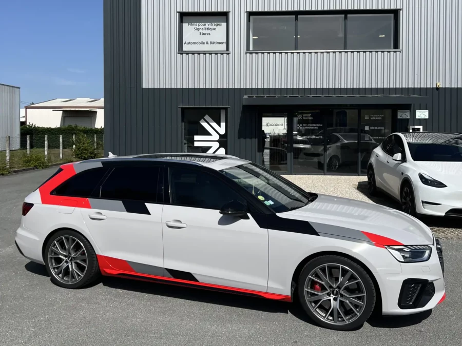 Audi S6 décoration wrapping covering 3M2080 Avery supreme arlon oracal