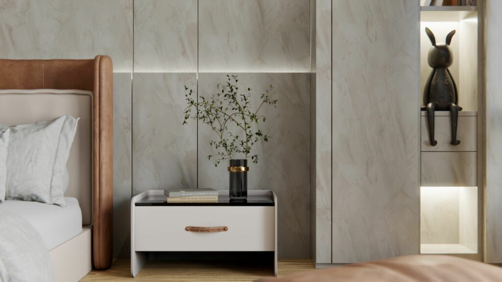 Cover styl chambre hotel rénovation revetement adhésif pierre metal bois couleur