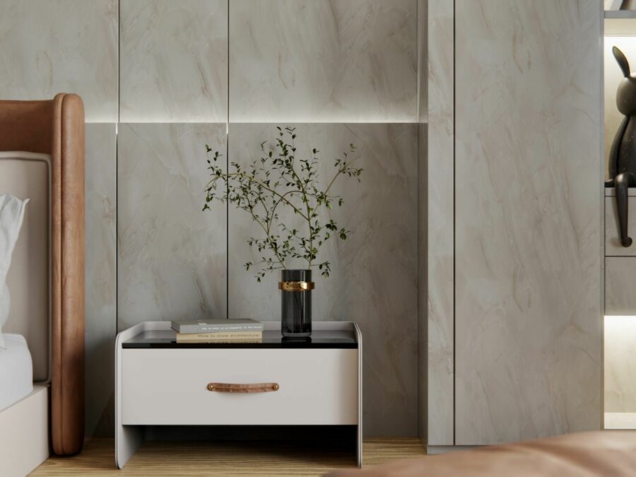 Cover styl chambre hotel rénovation revetement adhésif pierre metal bois couleur