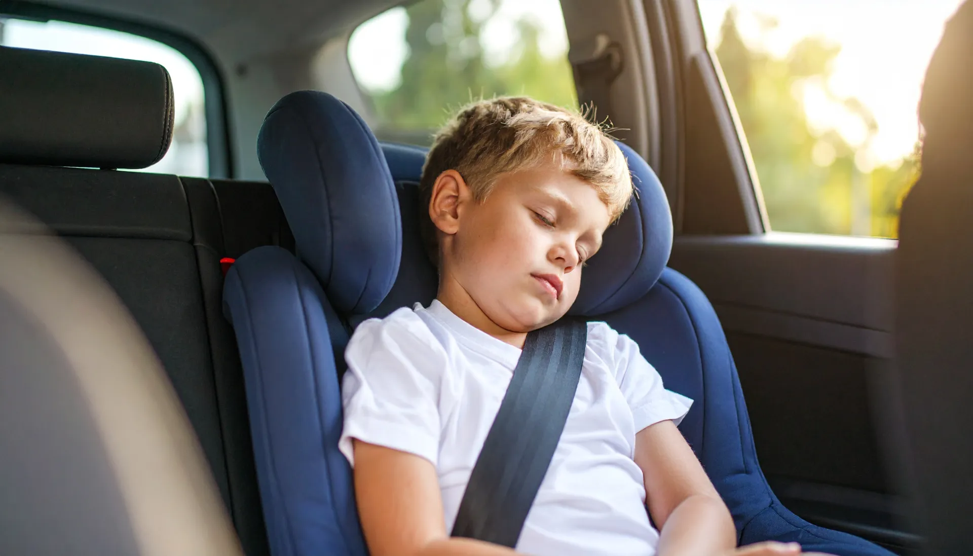 enfant siège arière lumière film solaire protection