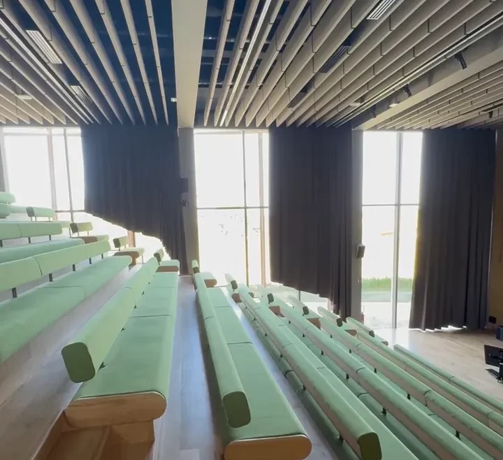 rideaux trapèze xxl motorisé Libourne Gironde