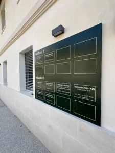 signalétique plaque pole santé mouneyra