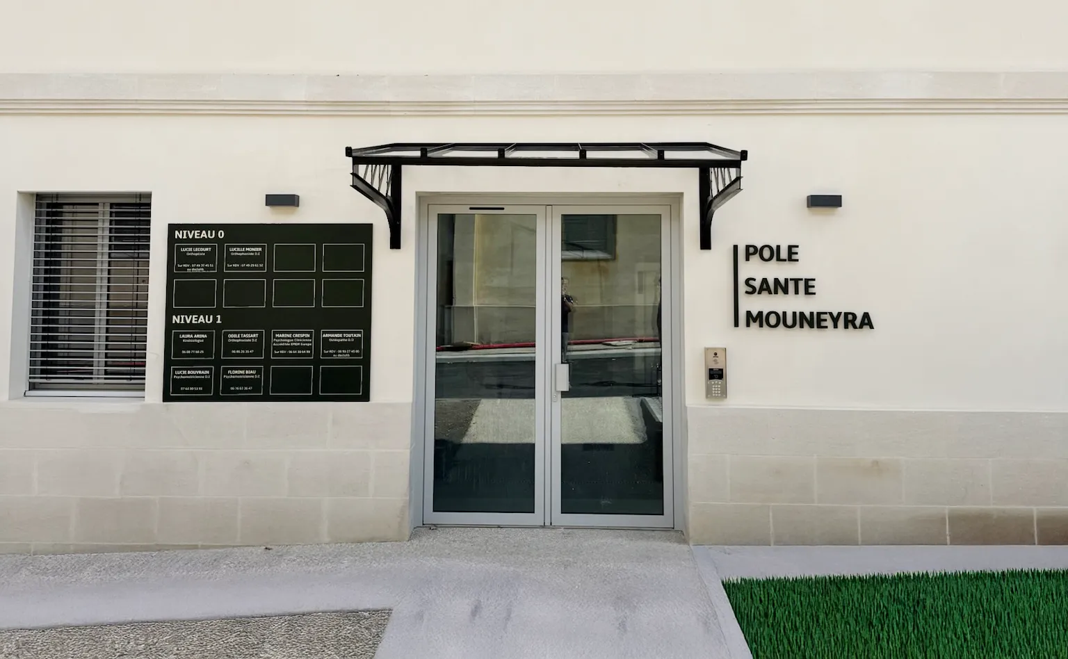 signalétique plaque enseigne plaque lettrage cabinet pole santé Bordeaux