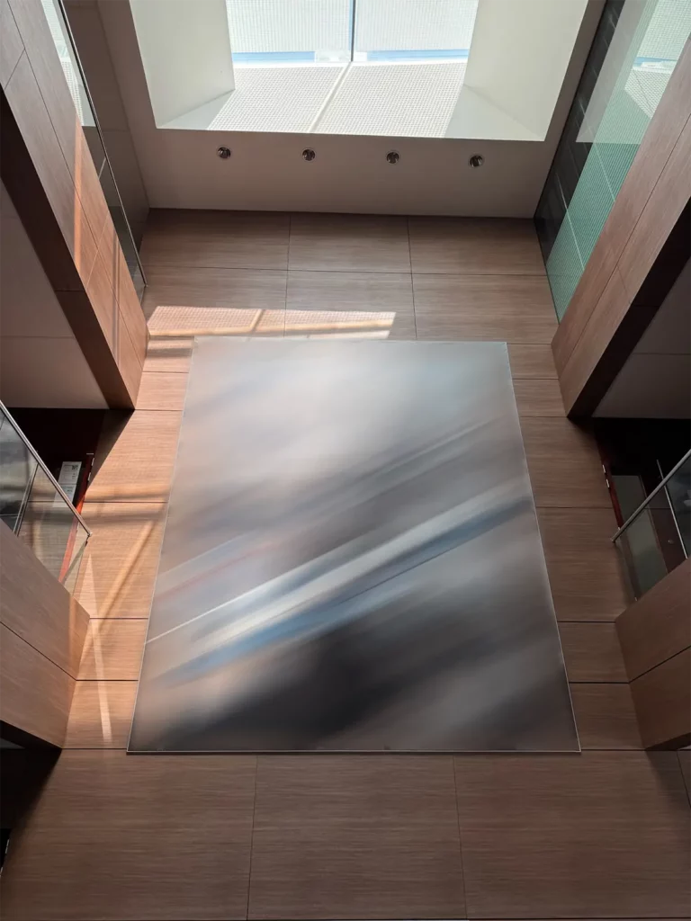 hall accueil film cover styl effet bois